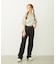 MILKFED. EMBROIDERED DENIM PANTS