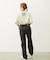 MILKFED. EMBROIDERED DENIM PANTS