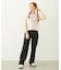 MILKFED. EMBROIDERED DENIM PANTS