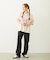 MILKFED. EMBROIDERED DENIM PANTS