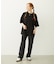 MILKFED. EMBROIDERED DENIM PANTS