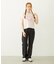MILKFED. EMBROIDERED DENIM PANTS