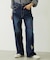 DOODLE EMBROIDERED DENIM PANTS
