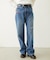 DOODLE EMBROIDERED DENIM PANTS