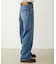 DOODLE EMBROIDERED DENIM PANTS