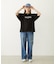 DOODLE EMBROIDERED DENIM PANTS