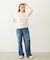 DOODLE EMBROIDERED DENIM PANTS