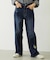 DOODLE EMBROIDERED DENIM PANTS