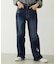 DOODLE EMBROIDERED DENIM PANTS