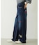 DOODLE EMBROIDERED DENIM PANTS