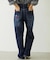 DOODLE EMBROIDERED DENIM PANTS