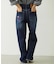 DOODLE EMBROIDERED DENIM PANTS