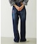DOODLE EMBROIDERED DENIM PANTS