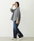 DOODLE EMBROIDERED DENIM PANTS