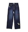 DOODLE EMBROIDERED DENIM PANTS