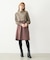 COLOR BLOCK SHIRT DRESS