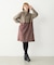 COLOR BLOCK SHIRT DRESS