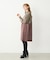 COLOR BLOCK SHIRT DRESS