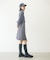 COLOR BLOCK SHIRT DRESS