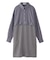 COLOR BLOCK SHIRT DRESS