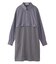 COLOR BLOCK SHIRT DRESS