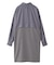 COLOR BLOCK SHIRT DRESS