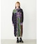 PLAID PATCHWORK SHIRT DRESS