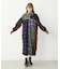 PLAID PATCHWORK SHIRT DRESS