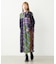 PLAID PATCHWORK SHIRT DRESS