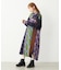 PLAID PATCHWORK SHIRT DRESS