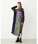 PLAID PATCHWORK SHIRT DRESS