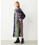 PLAID PATCHWORK SHIRT DRESS