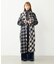 PLAID PATCHWORK SHIRT DRESS