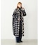 PLAID PATCHWORK SHIRT DRESS