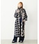 PLAID PATCHWORK SHIRT DRESS