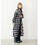 PLAID PATCHWORK SHIRT DRESS