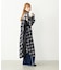 PLAID PATCHWORK SHIRT DRESS