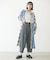 PLAID PATCHWORK SHIRT DRESS