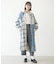 PLAID PATCHWORK SHIRT DRESS