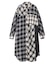 PLAID PATCHWORK SHIRT DRESS