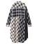 PLAID PATCHWORK SHIRT DRESS