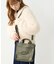 SQUARE PIPING SHOULDER BAG