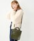 SQUARE PIPING SHOULDER BAG