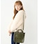 SQUARE PIPING SHOULDER BAG