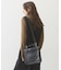 SQUARE PIPING SHOULDER BAG