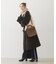 SQUARE PIPING SHOULDER BAG