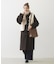 SQUARE PIPING SHOULDER BAG
