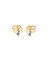 HEART PADLOCK STUD EARRINGS