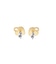 HEART PADLOCK STUD EARRINGS