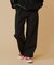 WIDE-LEG TWILL PANTS